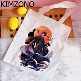 Bungou Stray Dogs Shopping Bag Canvas Tote Reusable Reciclaje Net Sacola Woven