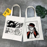 Bungou Stray Dogs Jute Eco Tote Bag Cotton Shopper