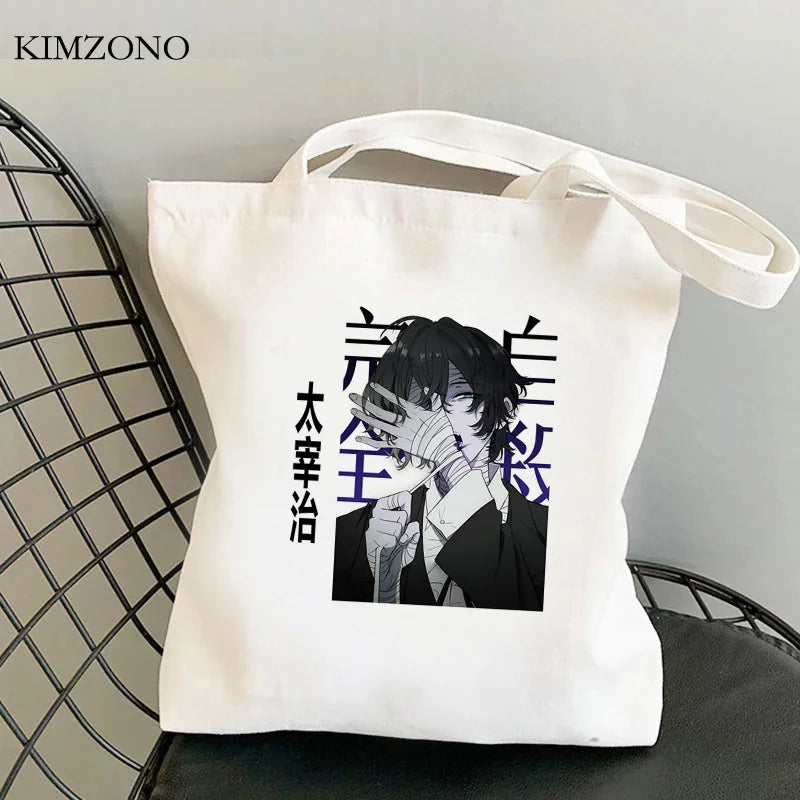 Bungou Stray Dogs Jute Eco Tote Bag Cotton Shopper