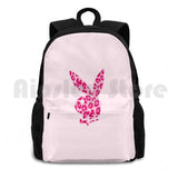 Bunny-Leopard Print Outdoor Hiking Backpack Waterproof Camping Travel