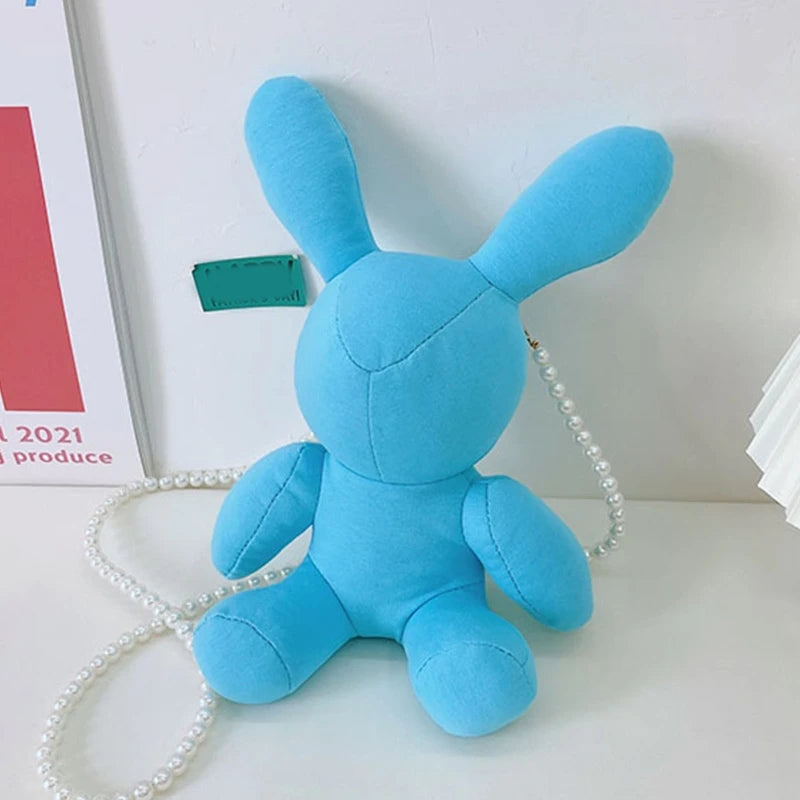 Bunny Shoulder Bag Crossbody Purse Rabbit Doll Handbag