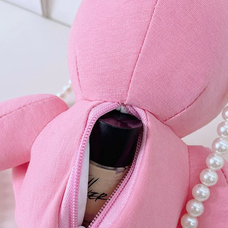 Bunny Shoulder Bag Crossbody Purse Rabbit Doll Handbag