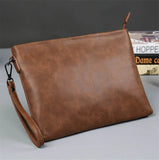 Business Casual Men's Briefcase Handle PU Leather iPad Bag