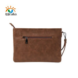 Business Casual Men's Briefcase Handle PU Leather iPad Bag