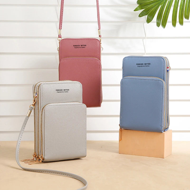 Buylor Leather Women's Bags Crossbody Shoulder Bags Large Capacity