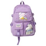Junior School Bag Multifunctional Teen Girl BookBag Large Capacity