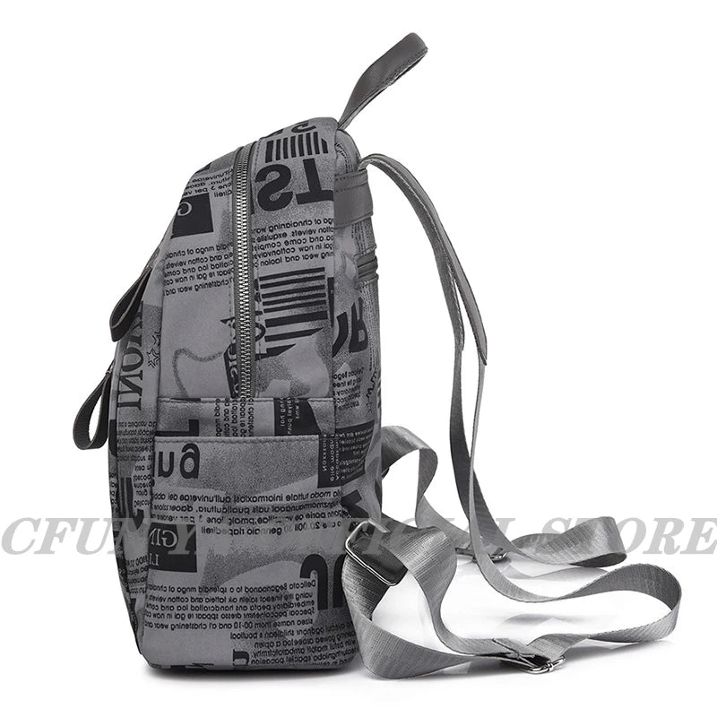 Teenager Waterproof Backpack Anti-Theft Bagpack Rucksack