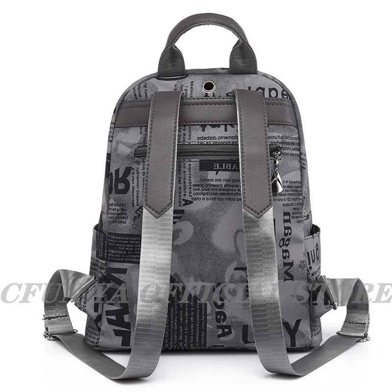Teenager Waterproof Backpack Anti-Theft Bagpack Rucksack