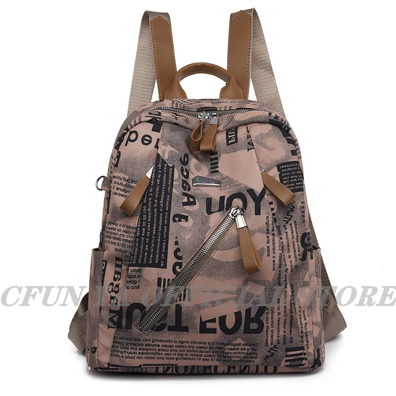 Teenager Waterproof Backpack Anti-Theft Bagpack Rucksack