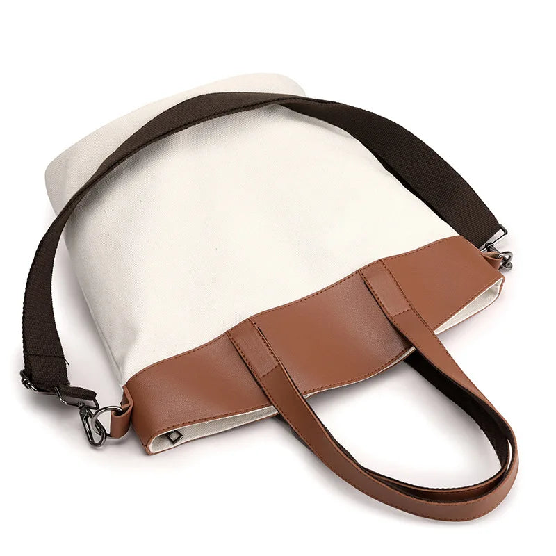 Summer Girls Handbag Canvas Tote Bag College Crossbody Shoulder Bag