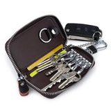 Arrivals Split Leather Key Wallet for Men Women