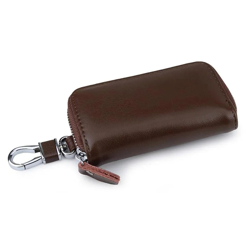 Arrivals Split Leather Key Wallet for Men Women
