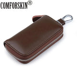 Arrivals Split Leather Key Wallet for Men Women