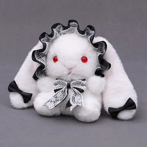 Japanese Lolita Bag Soft Girl Lace Bow Rabbit Doll Small Bag