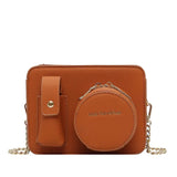 Camera Women's Shoulder Bag Messenger Strange Shape PU Girl Handbag