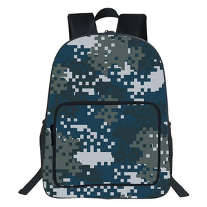 Camouflage Backpack Student School Bag Large Capacity Travel Bagpack