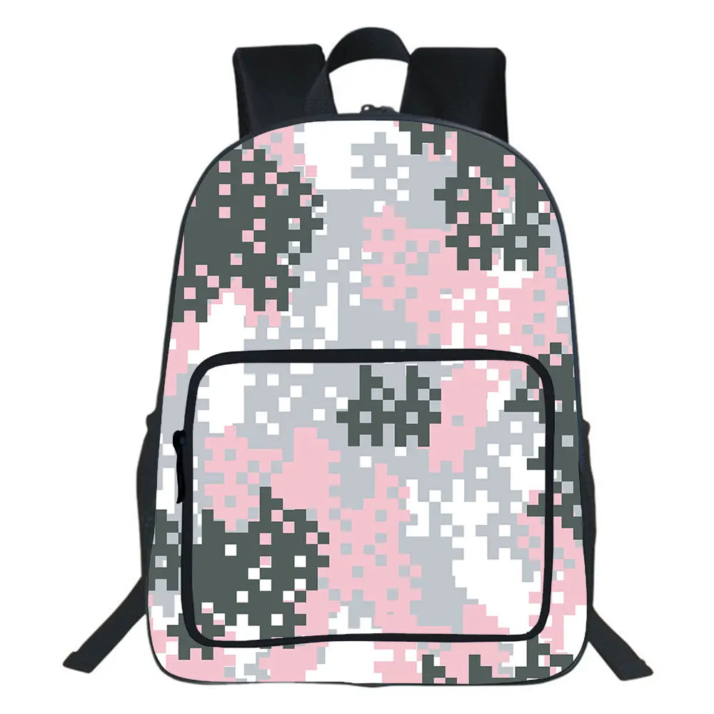 Camouflage Backpack Student School Bag Large Capacity Travel Bagpack