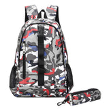 Camouflage Children Backpacks for Teenagers School Rucksack Kids Book Bag