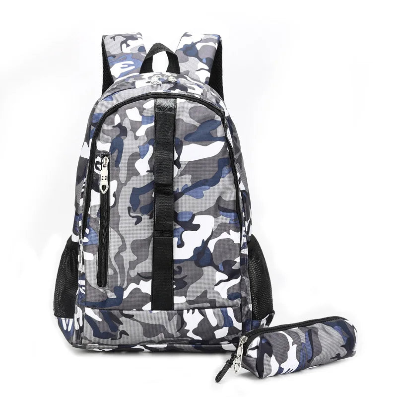 Camouflage Children Backpacks for Teenagers School Rucksack Kids Book Bag