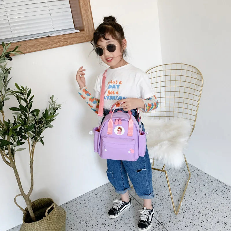 Candy Colors Child Portable Schoolbag Girl Boy Backpack