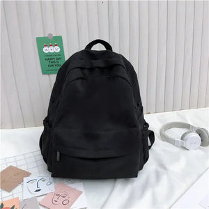 Canvas Backpacks Women Students Large Capacity Harajuku School Bag Travel