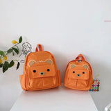 Kids' Cartoon Canvas Backpack Sweet Lovely School Bag Children Travel Bag