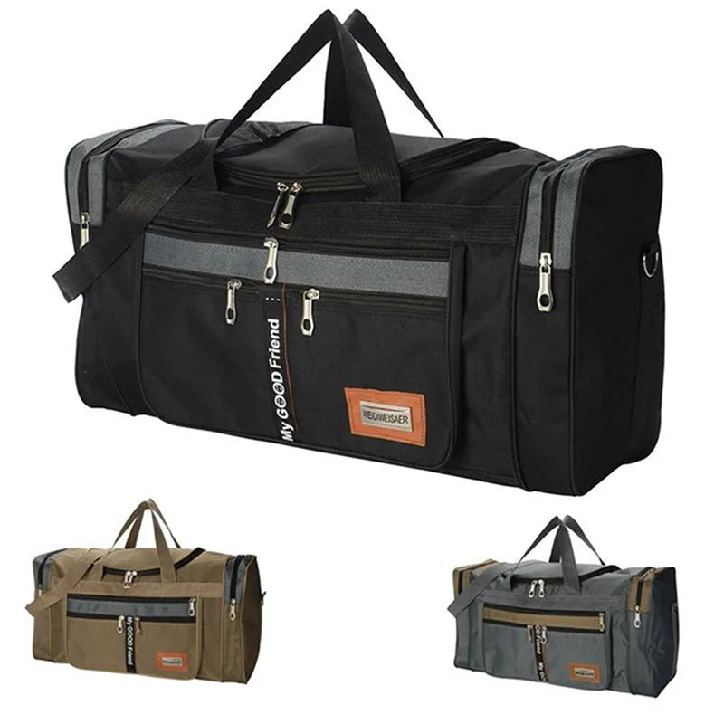 Canvas Travel Bag Large Capacity Outdoor Carry Luggage Bags