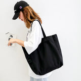 Canvas Shoulder Bags Casual Eco-friendly Large Capacity Tote Bag