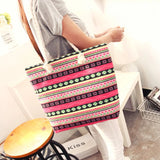 Canvas Shoulder Bags For Women Large Capacity Tote Shopping Beach Bolsa Feminina