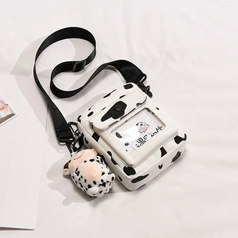 Cartoon Mini Bag for Women Cute Small Crossbody Shoulder Bag with Long Strap