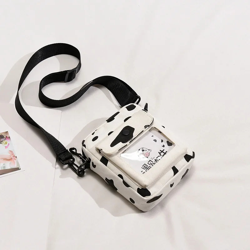 Cartoon Mini Bag for Women Cute Small Crossbody Shoulder Bag with Long Strap