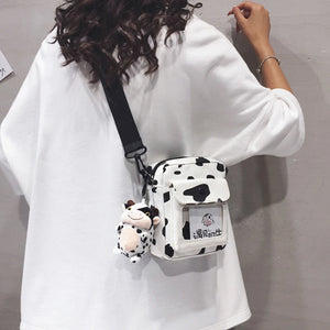 Cartoon Mini Bag for Women Cute Small Crossbody Shoulder Bag with Long Strap