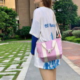 Canvas Shoulder Messenger Bag Large Capacity Women