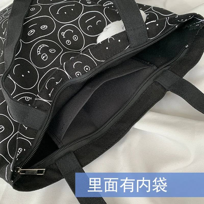 Japanese Cartoon Eco Tote Bag for Women