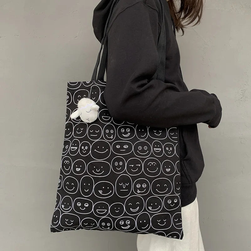 Japanese Cartoon Eco Tote Bag for Women