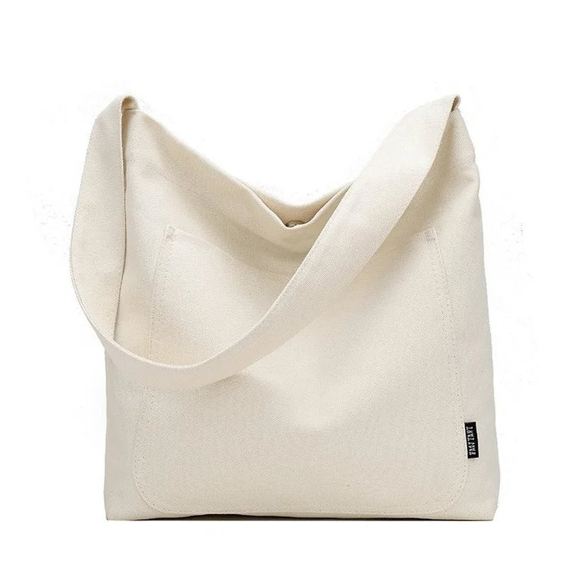 Canvas Woman Shoulder Tote Bags Women Handbags Large Girl Student Shopper Bag