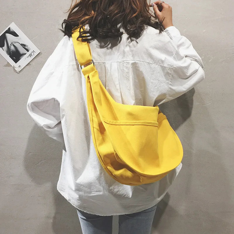 Canvas bag Japanese ulzzang female student shoulder bag