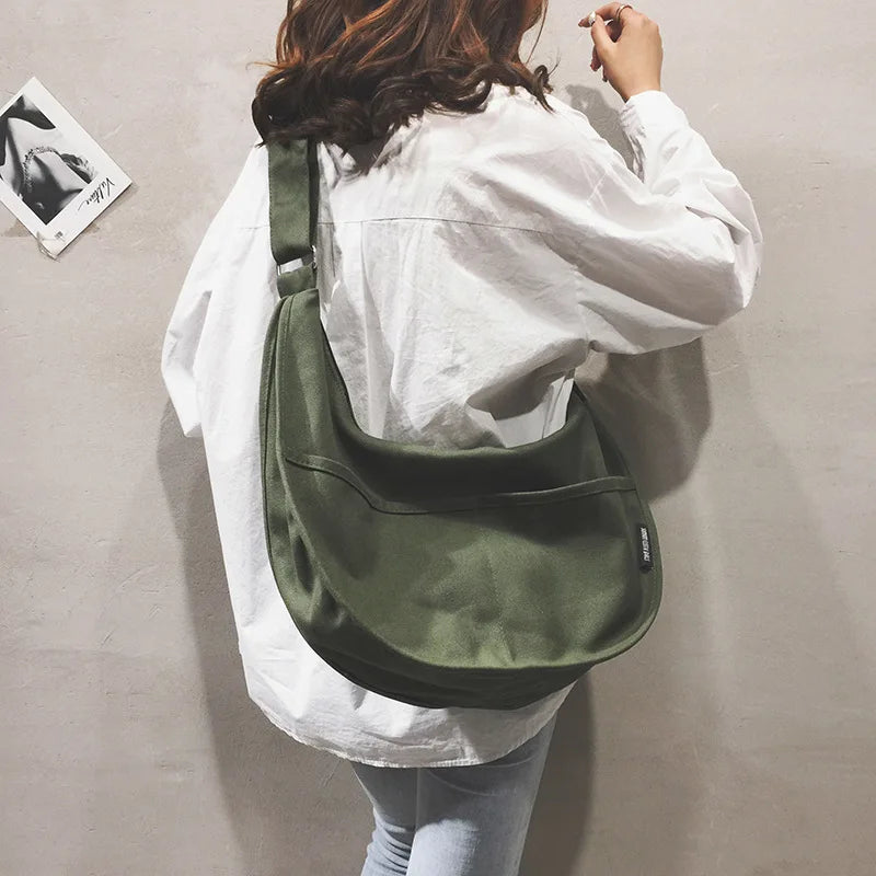 Canvas bag Japanese ulzzang female student shoulder bag