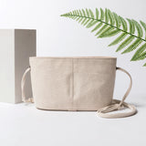 Casual Canvas Messenger Bag for Women, Small Square Shoulder Bag