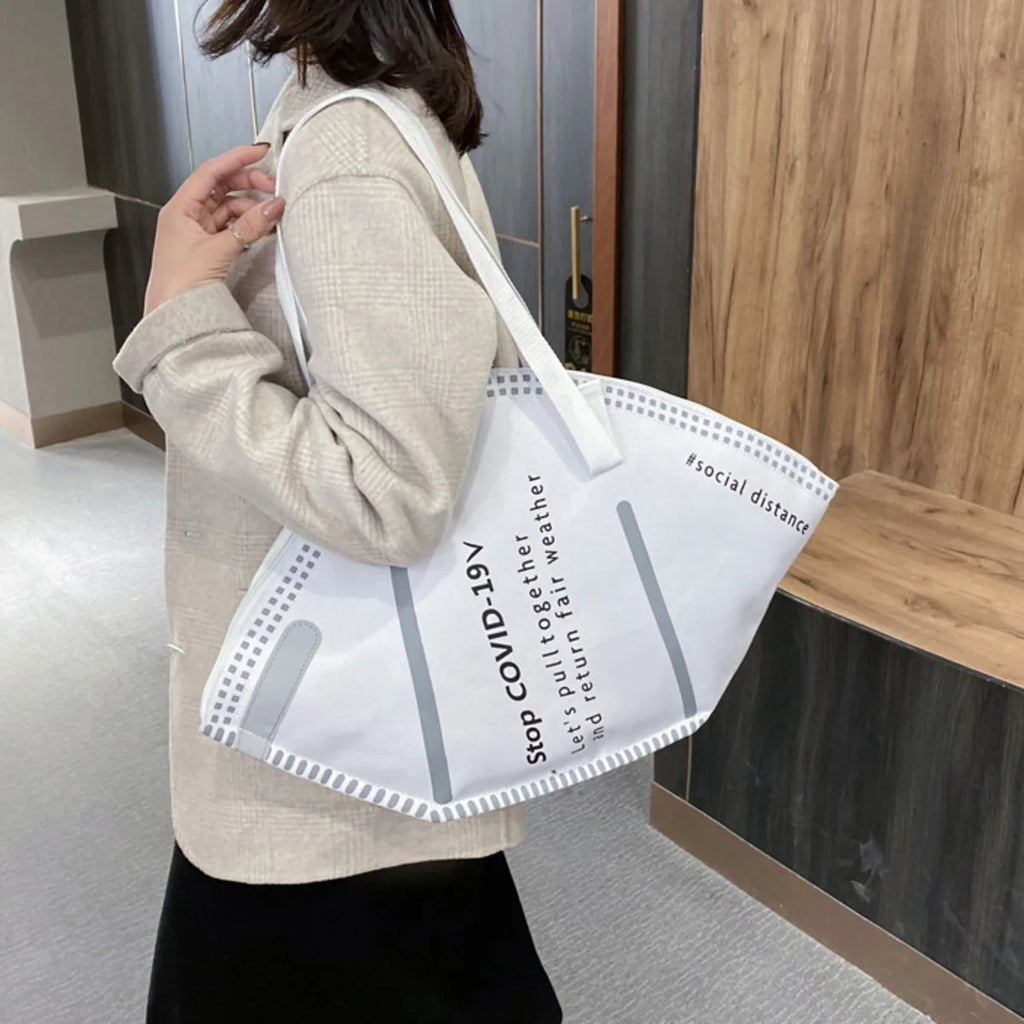 Large Capacity Canvas Tote Bags for Women, Creative Hobos Shoulder Bag