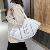 Large Capacity Canvas Tote Bags for Women, Creative Hobos Shoulder Bag