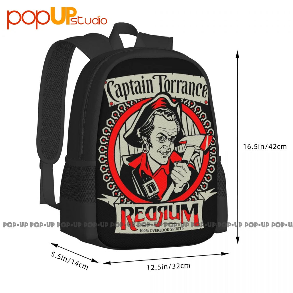 Captain Jack Torrance Rum Backpack Large Capacity Gym Schoolbag