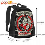 Captain Jack Torrance Rum Backpack Large Capacity Gym Schoolbag