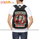 Captain Jack Torrance Rum Backpack Large Capacity Gym Schoolbag