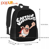 Captain Underpants-Books Dav Pilkey World Book Backpack Large Capacity School Sc
