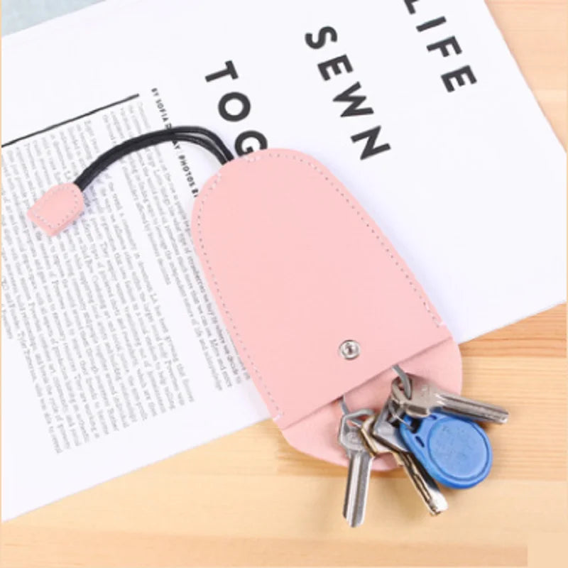 Cartoon Car Key Case Organizer Pouch for Women