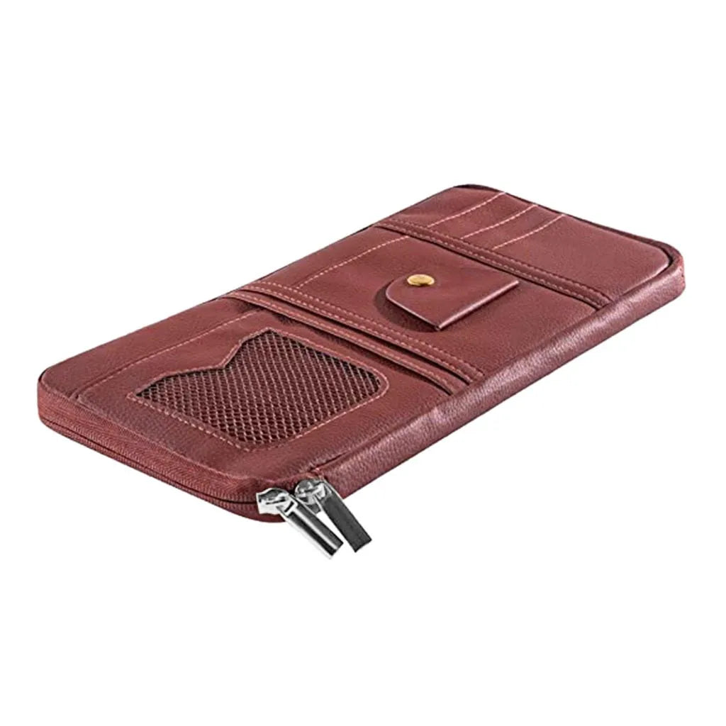 Car Sunblinds Organizer Storage Bag with Zipper Tote Bags for Women