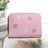 Cartoon Printed Card Bag Small Wallet Women's Business Card Holder