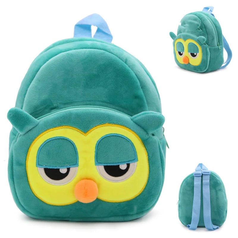 3D Cartoon Animal Small School Bag Plush Backpack for Kids