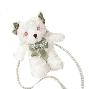 Cartoon Bear Shoulder Bag Harajuku Travel Satchel Crossbody Bag